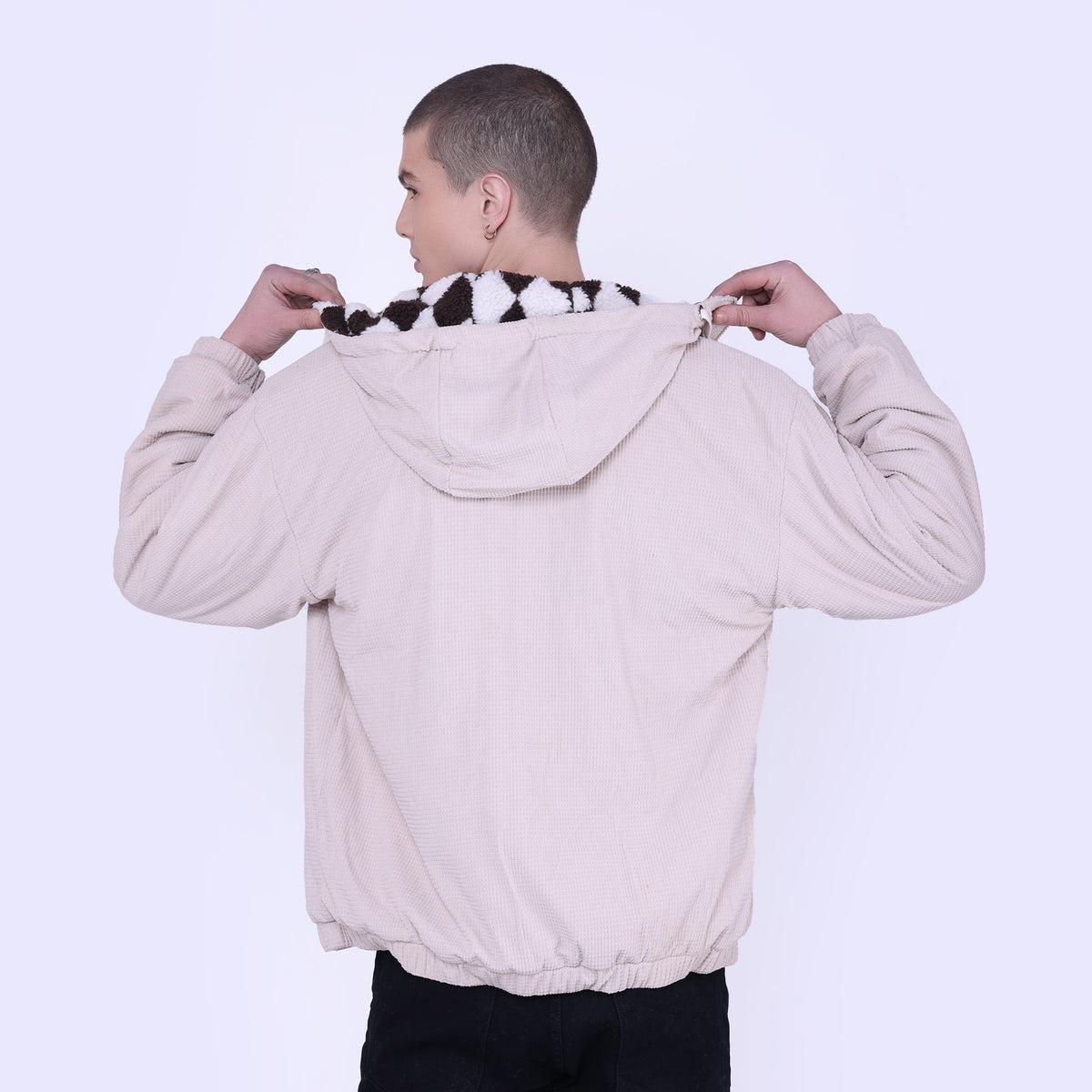 Reversible sherling Jacket
