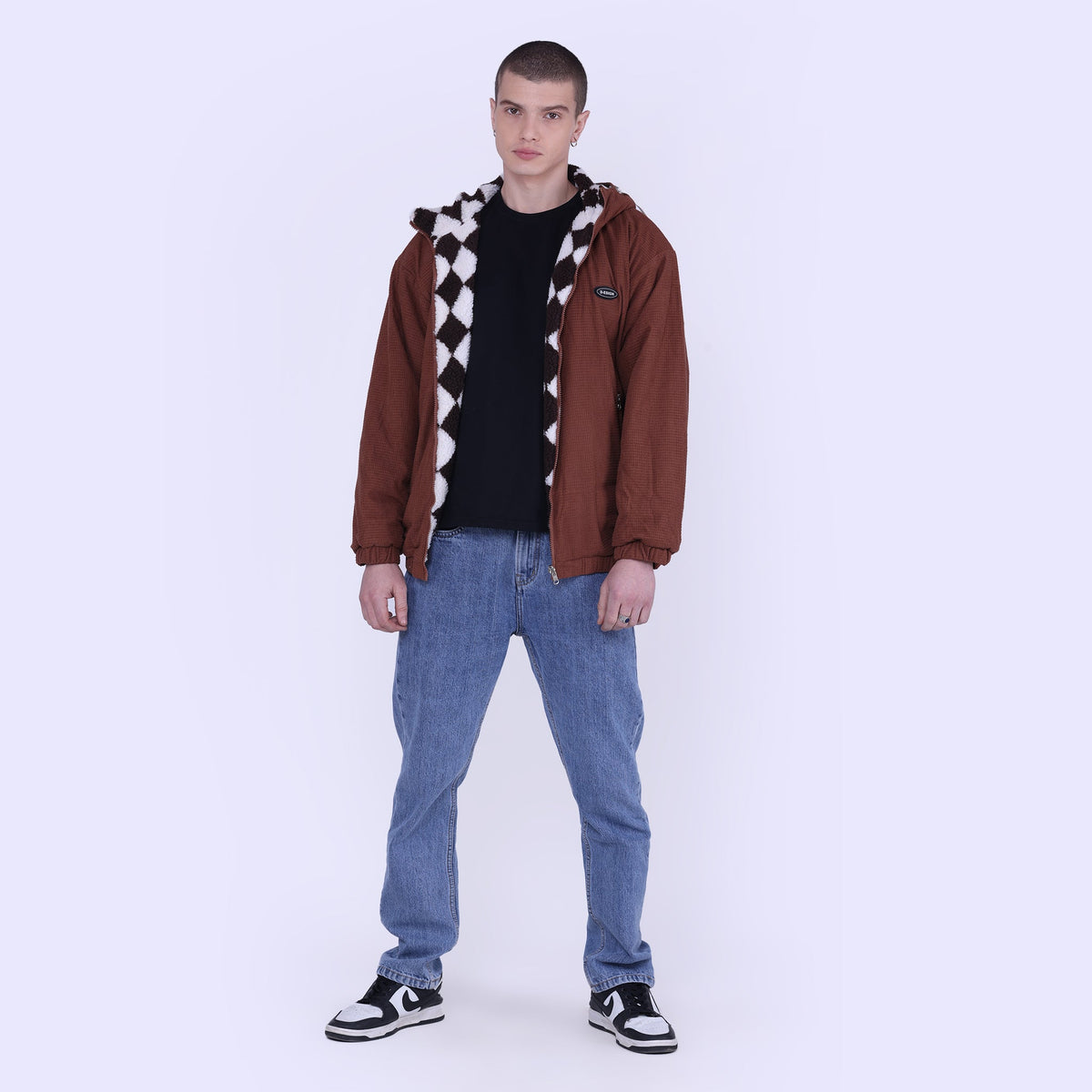 Reversible sherling Jacket
