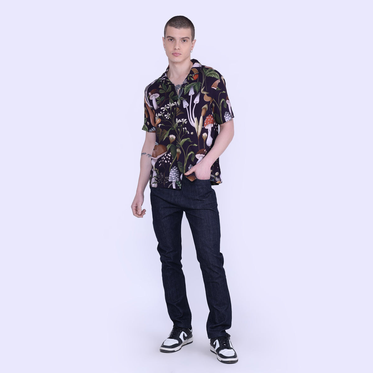 Mushroom Print Shirt