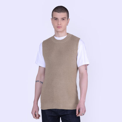 Textured Half Sweater