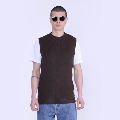 Textured Half Sweater