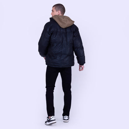 Hoodie Attached Puff Jacket