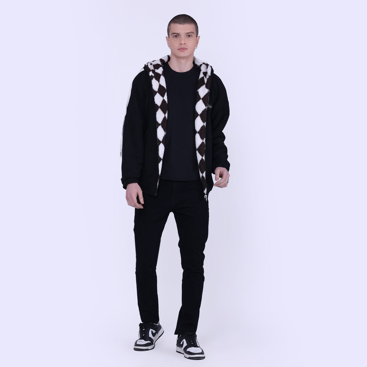 Reversible sherling Jacket