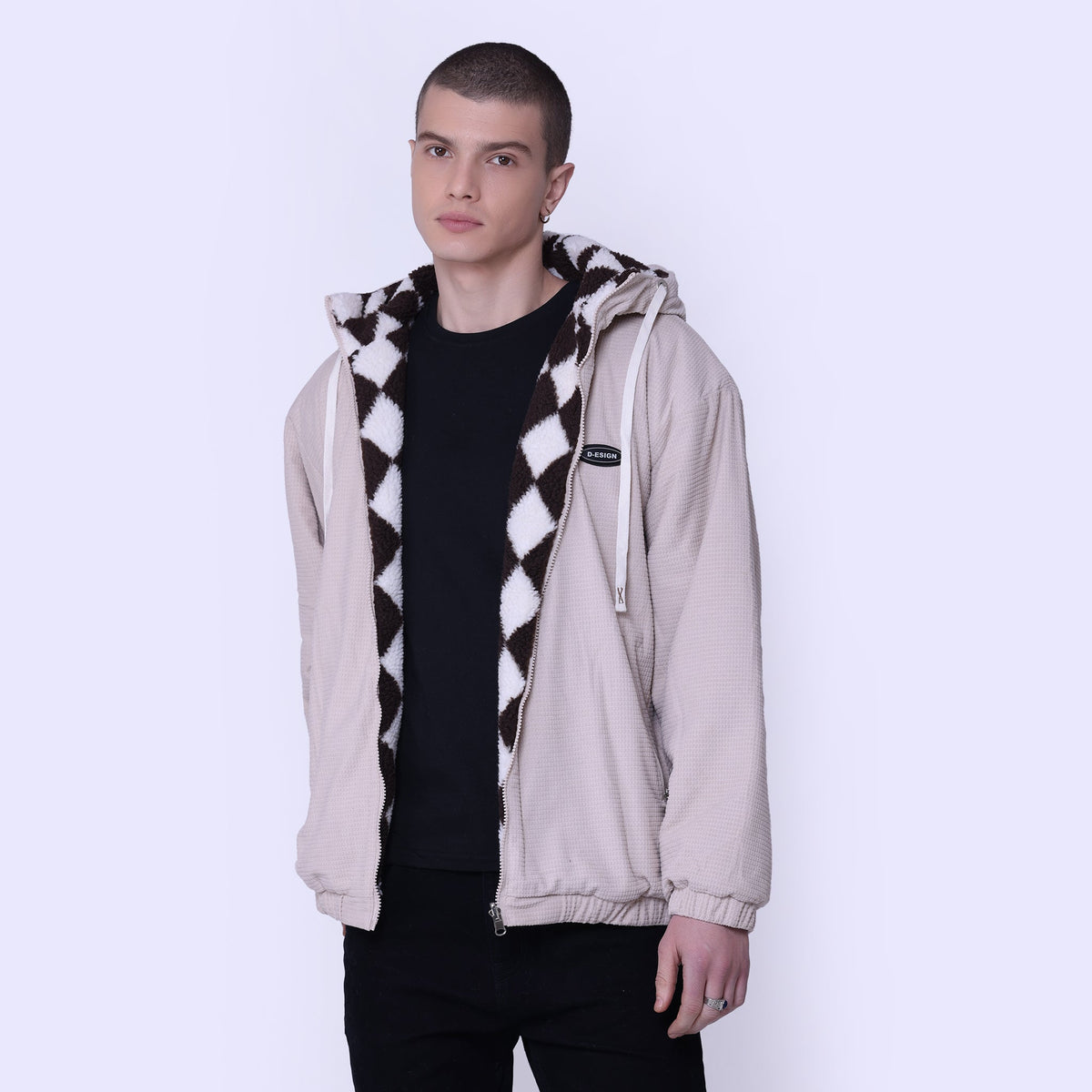 Reversible sherling Jacket