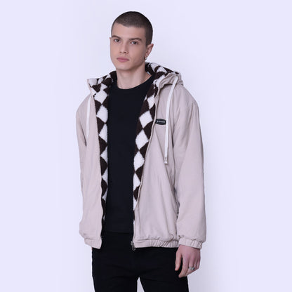 Reversible sherling Jacket