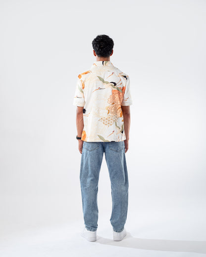 CRANE PRINT SHIRT
